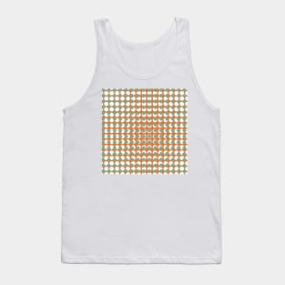 Circle diamond retro pattern Tank Top